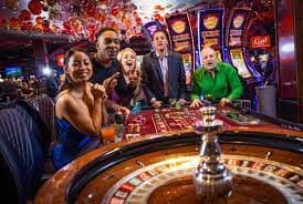 Studio live-dealer galan4d dengan broadcast Champions League di layar